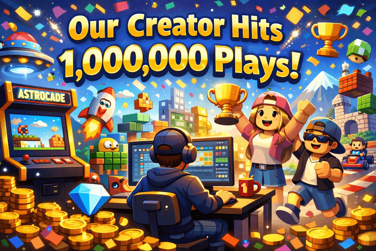 Blackwidowink celebrates 1 million plays on Astrocade