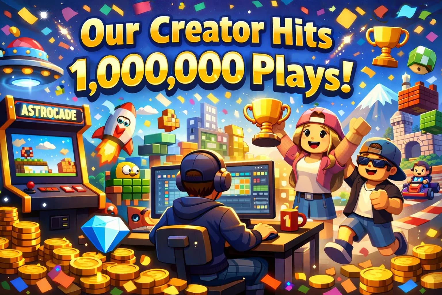 Blackwidowink celebrates 1 million plays on Astrocade