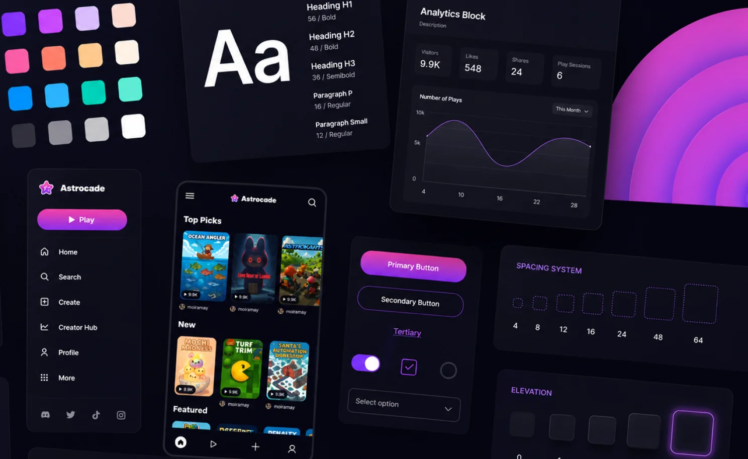 Astrocade design system