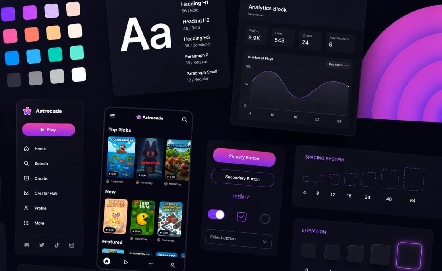 Astrocade design system