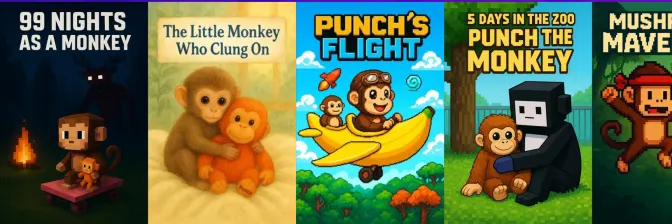 Punch the Monkey mini-jam creations